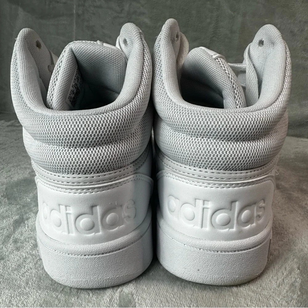 Adidas Hoops 3.0 Mid Cut Classic Shoes‎ Womens 9.5 Bright White Basketball